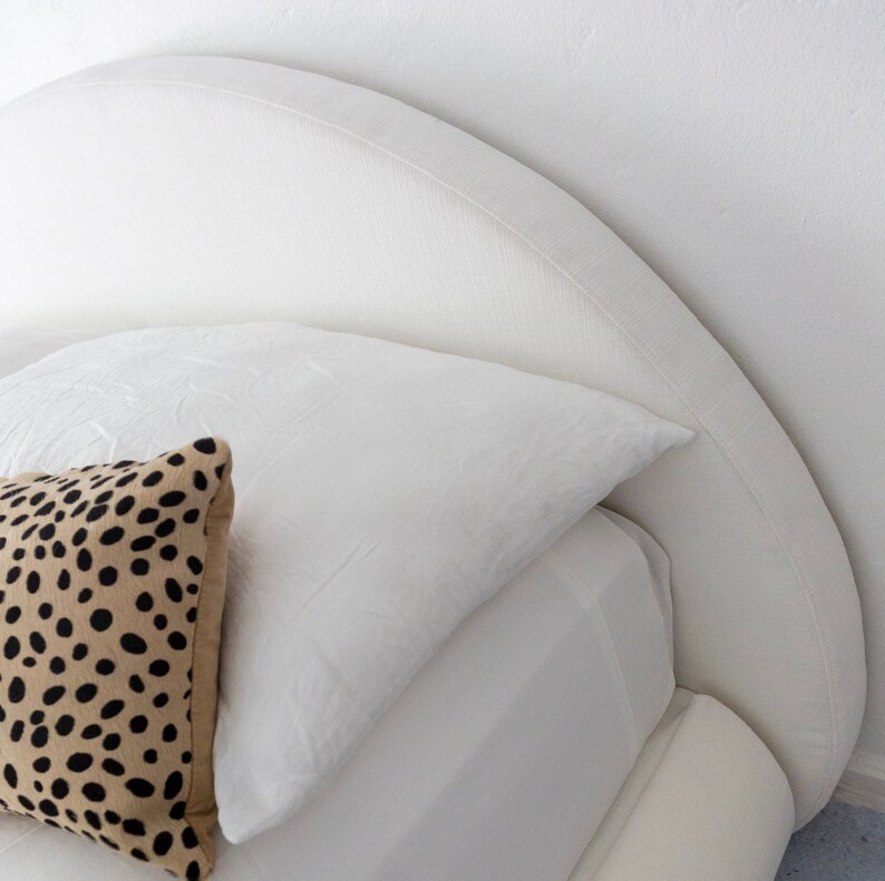 Luna Set Modern and Minimal Bed Frame and Headboard With the Etsy