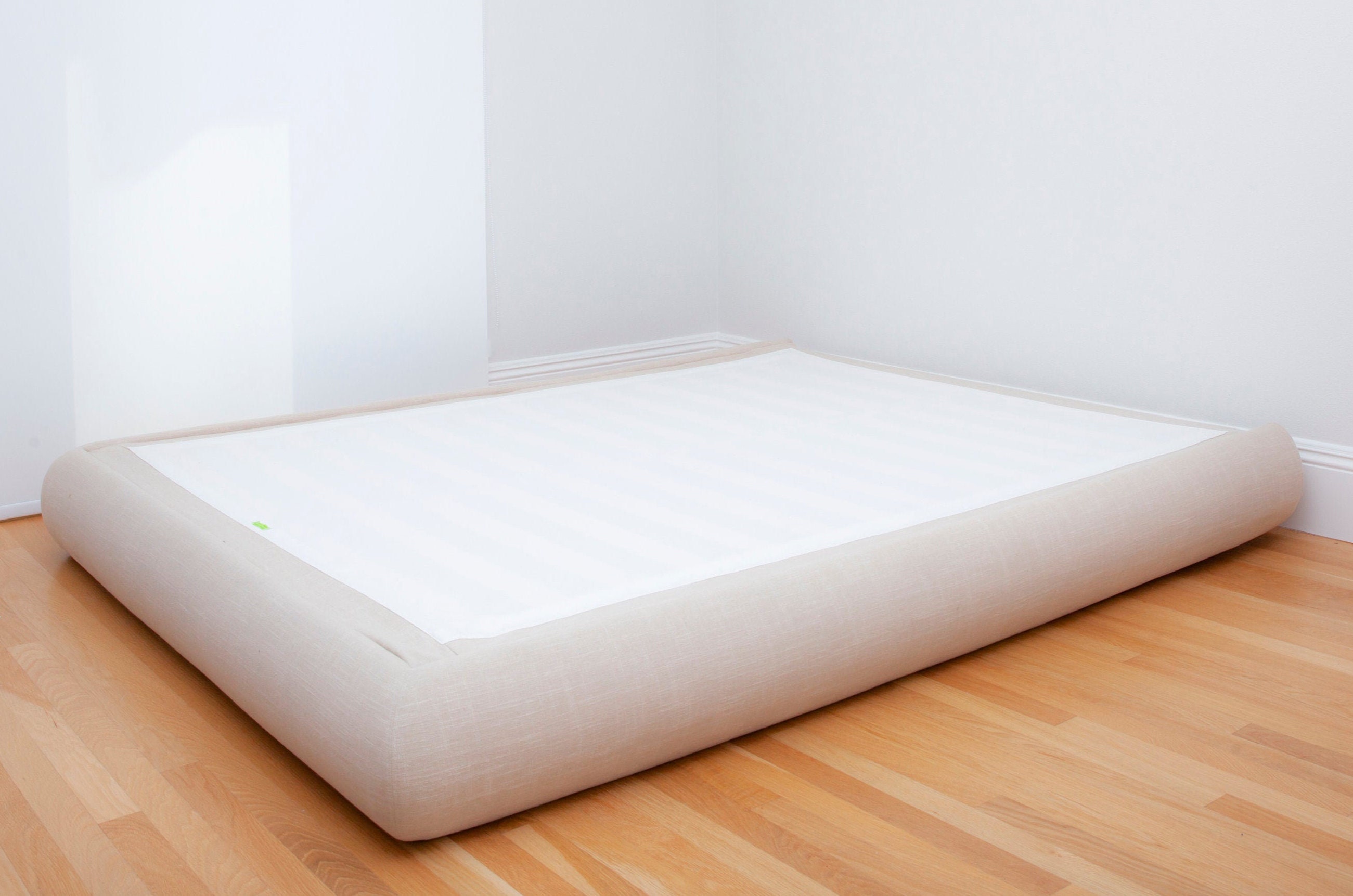 LUNA SoftFrame Upholstered Bed Frame Modern Super Cushioned Etsy