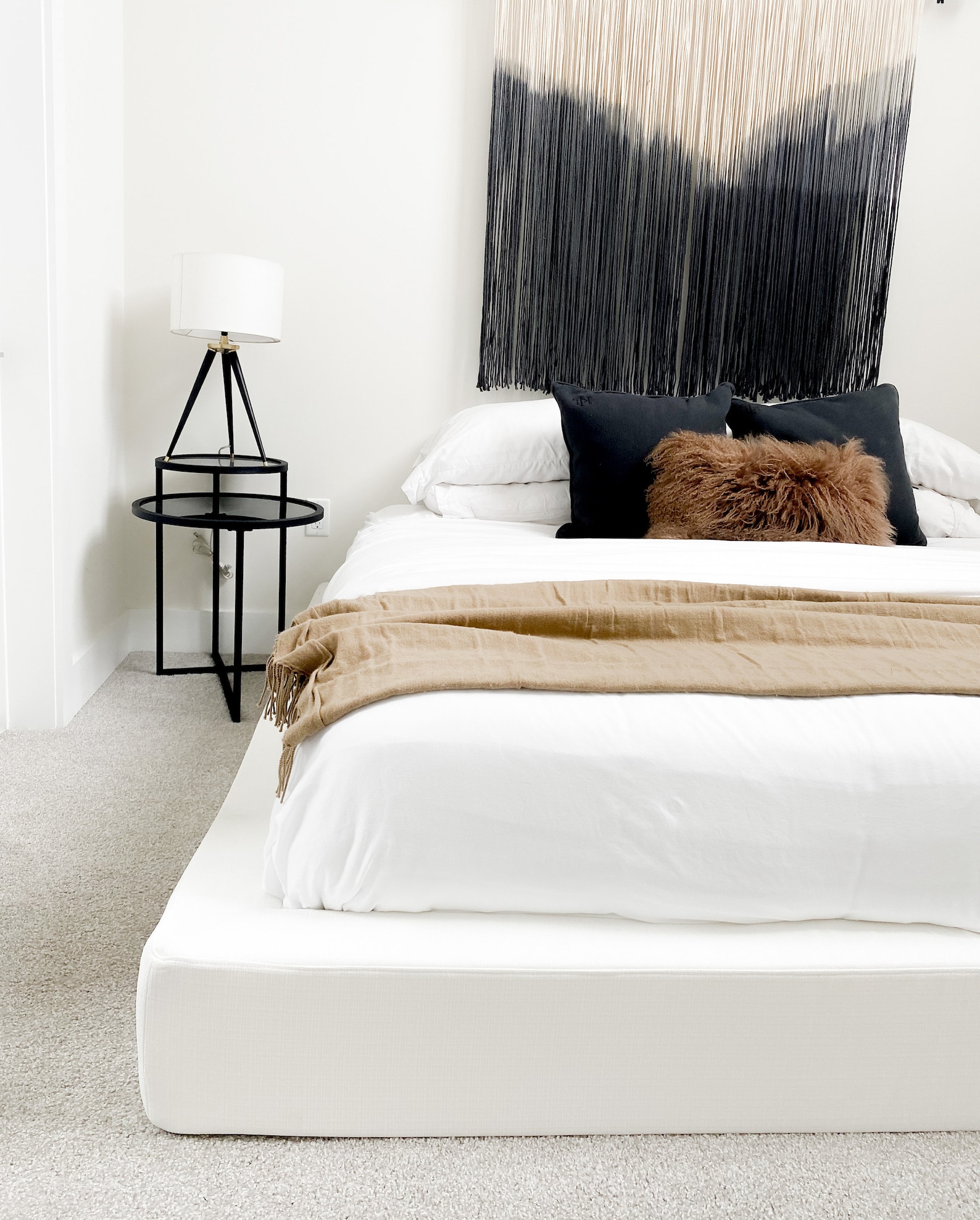 ULTRA SoftFrame Modern Platform Bed Frame Plush Cushioned Etsy