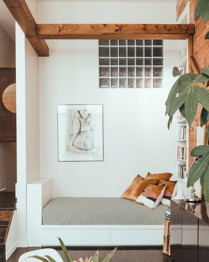 Daybed Slipcover TWIN or FULL Mattress Cover Fitted Daybed Etsy