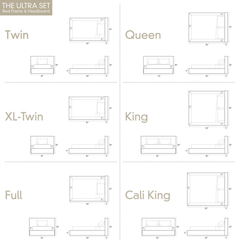 ULTRA Headboard Thick Cushioned Fabric Headboard No Hard Etsy