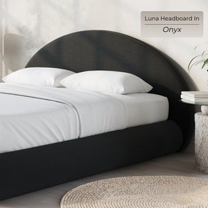 Luna Headboard: Cushioned Fabric Headboard, No Hard Surfaces Perfect for Modern, Minimalist Homes image 3