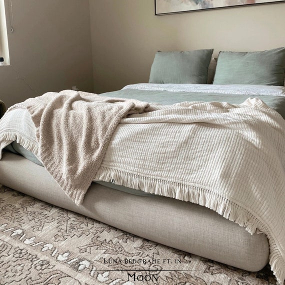 LUNA by Softframe Designs Upholstered Bed Frame Modern Super