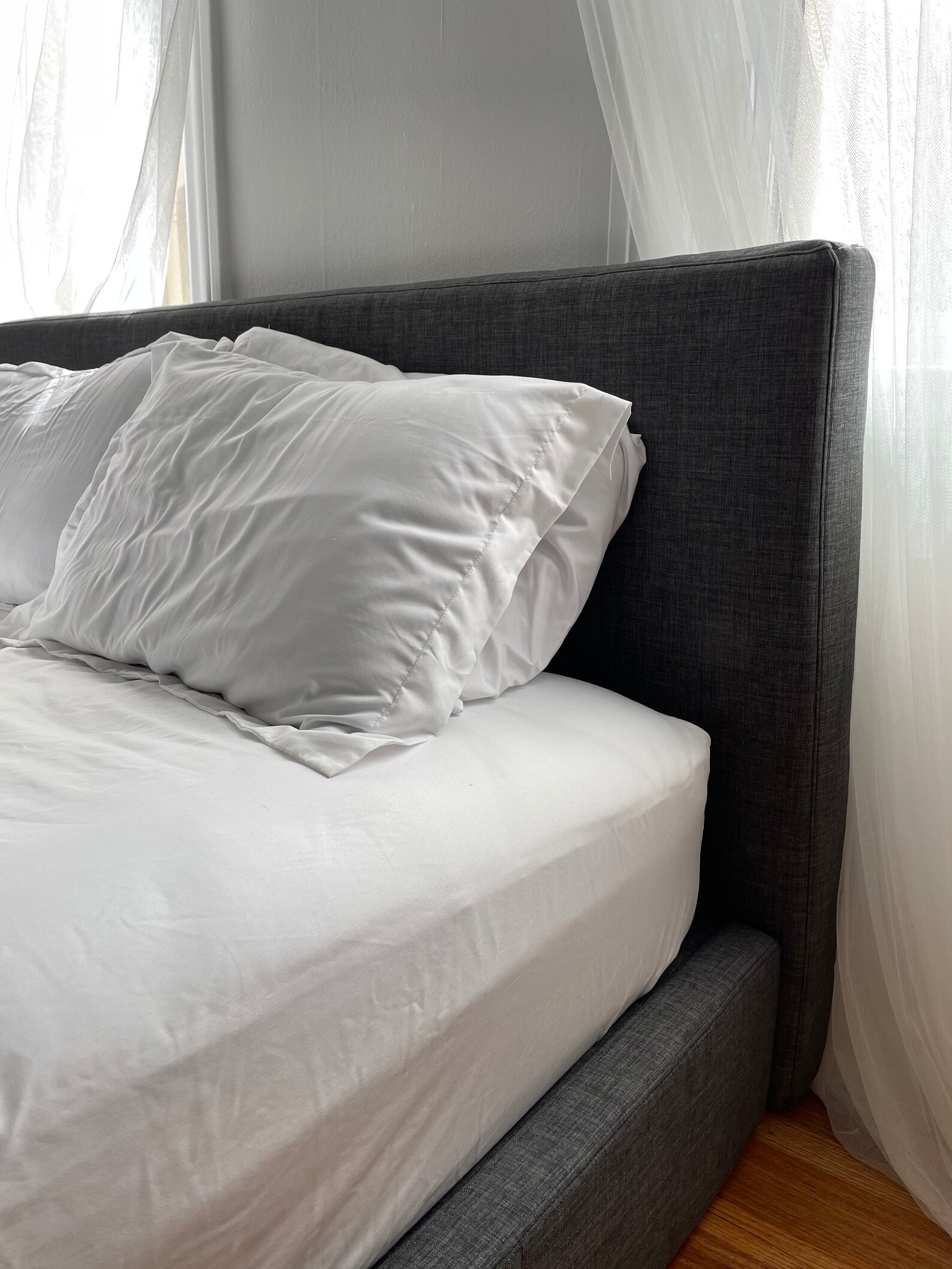 Classic Set Cushioned Upholstered Bed Frame and Headboard. Etsy