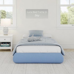 KIDS Luna Bed Frame Modern & Contemporary Padded Bed Frame, Super Cushioned with Only Soft Surfaces. image 3