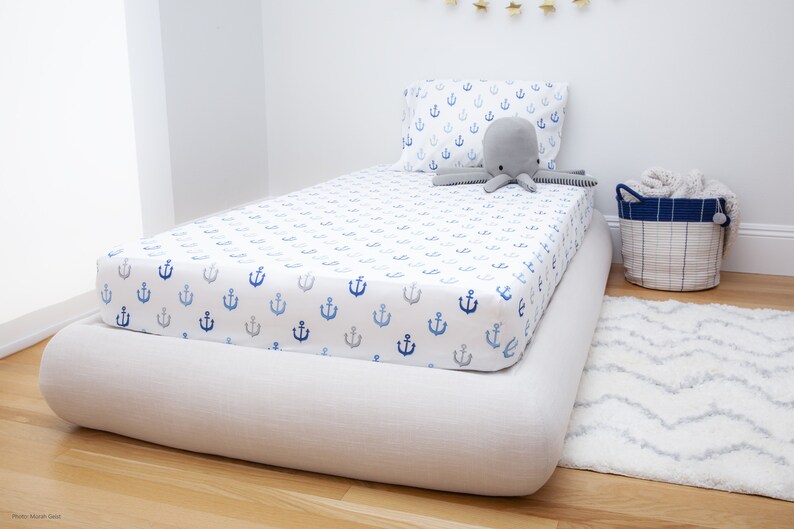 KIDS Cushioned Bed Frame Modern & Contemporary Padded Bed Etsy