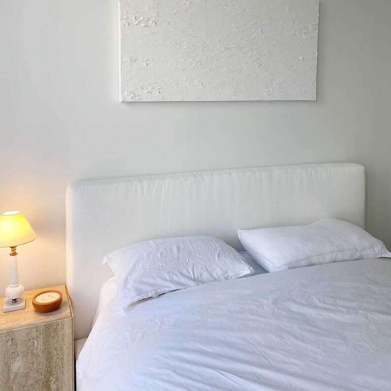 Classic Set Cushioned Upholstered Bed Frame and Headboard. Etsy