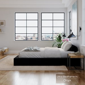 ULTRA by SoftFrame® Designs: Modern Platform Bed Frame, Plush Cushioned, Low Profile Bed Frame image 7