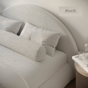 Oreiller traversin rond : oreiller avec housse amovible pour lits de repos, canapés, lits et canapés. image 1