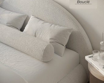 Almohada Bolster Redonda: Almohada con Funda Extraíble para Divanes, Sofás, Camas y Sofás.