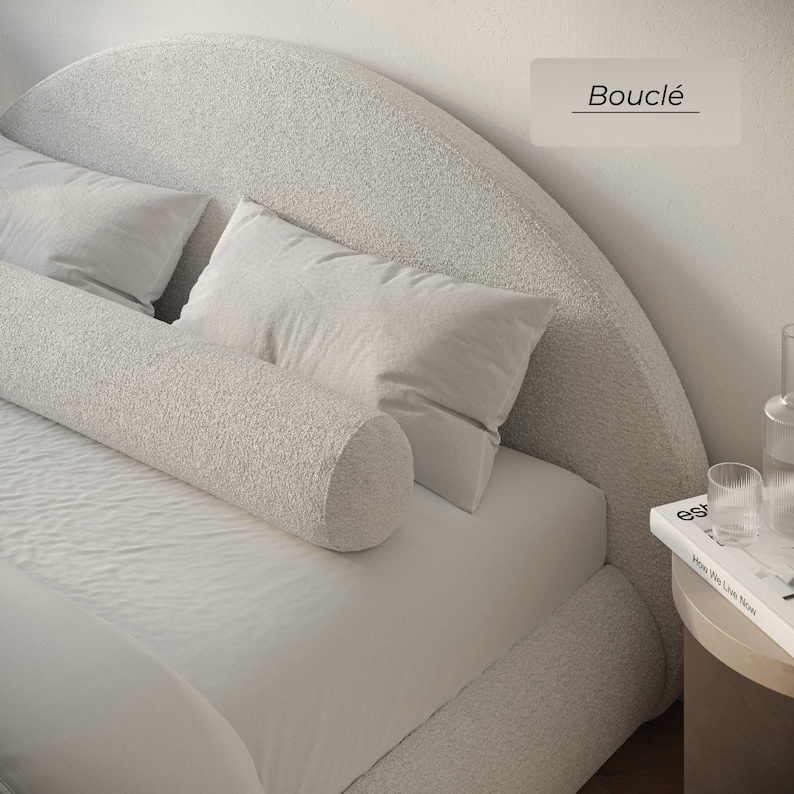 Almohada Bolster Redonda: Almohada con Funda Extraíble para Divanes, Sofás, Camas y Sofás. imagen 1