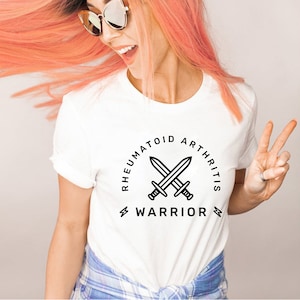 Rheumatoid Arthritis Warrior Short Sleeve Shirt, Arthritis Awareness, Autoimmune Disease Shirt