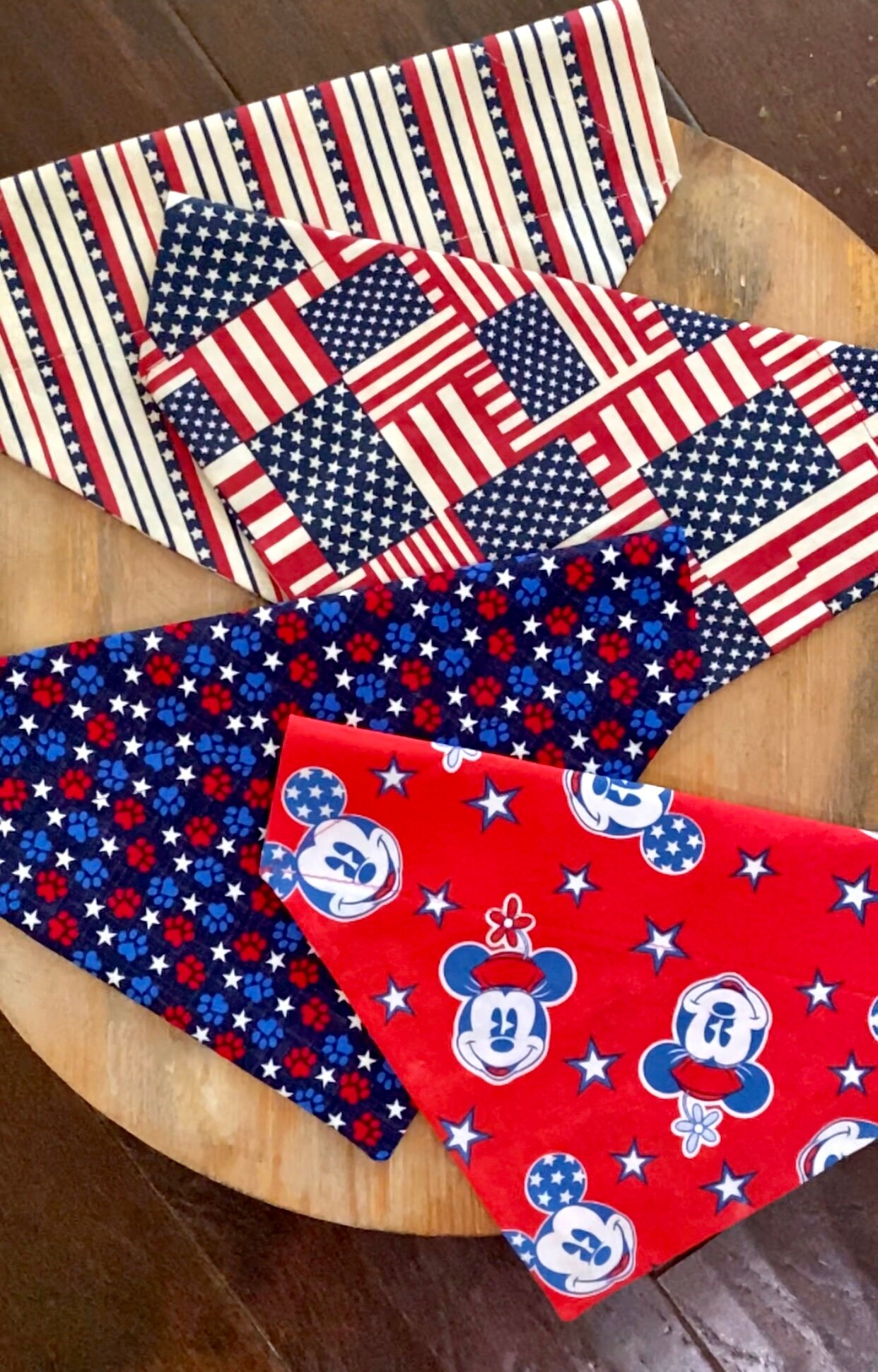fourth of july dog bandana