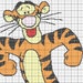 Tigger Crochet Graph and Written Pattern SC Graphghan - Etsy