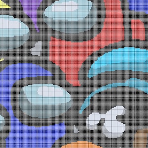 Crewmate and Imposter Graph and Written Pattern SC