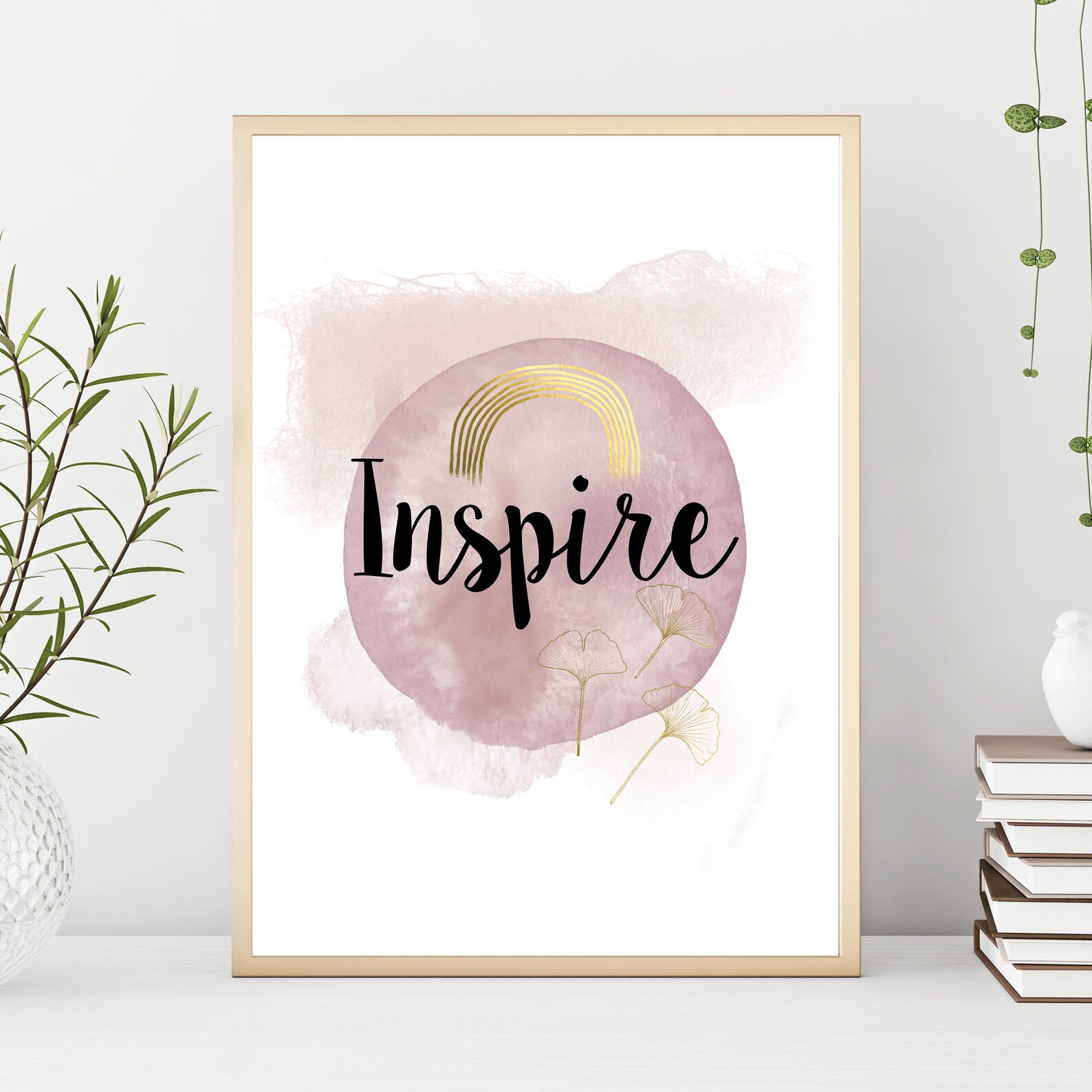 Printable Art Inspirational Quote Inspire Downloadable - Etsy