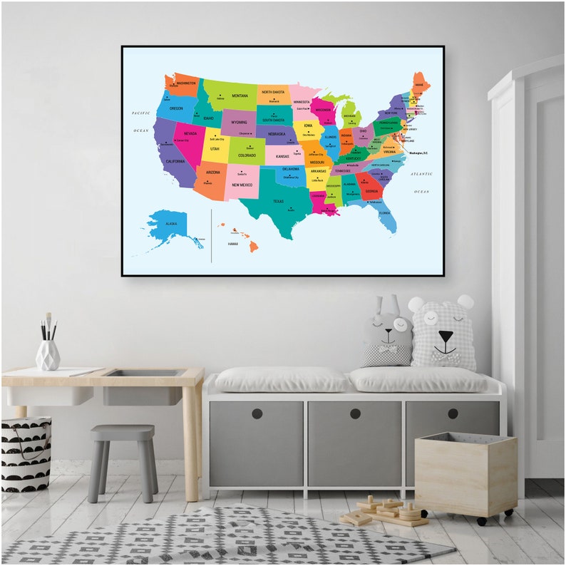 United States large wall map instant - Il 794xN.2271680564 4oln 