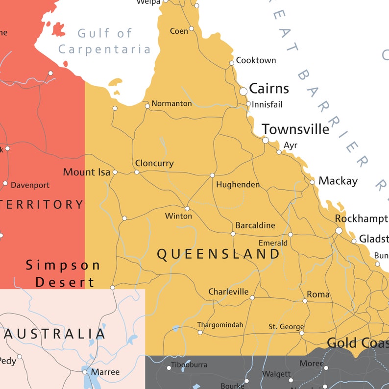 Printable Australia Map Digital Download Australian Map Etsy Australia blank-australia-map-google-search-map-geography-of-australia