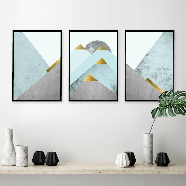 Aqua Wall Art - Etsy