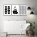 Black and White Printable Art Set of 3 Minimalist - Etsy