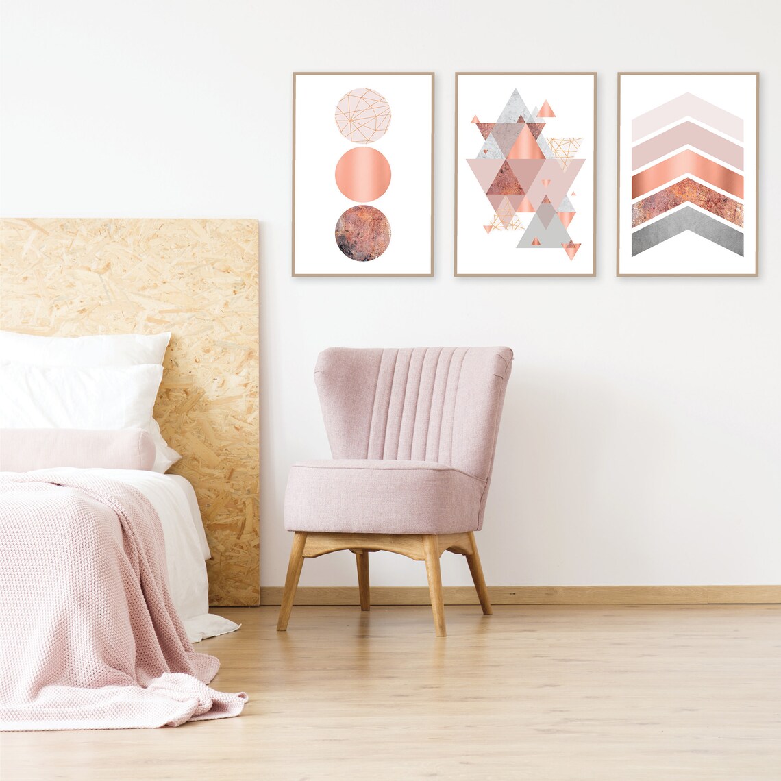 Printable Art Downloadable Prints Set of 3 Prints Wall Etsy