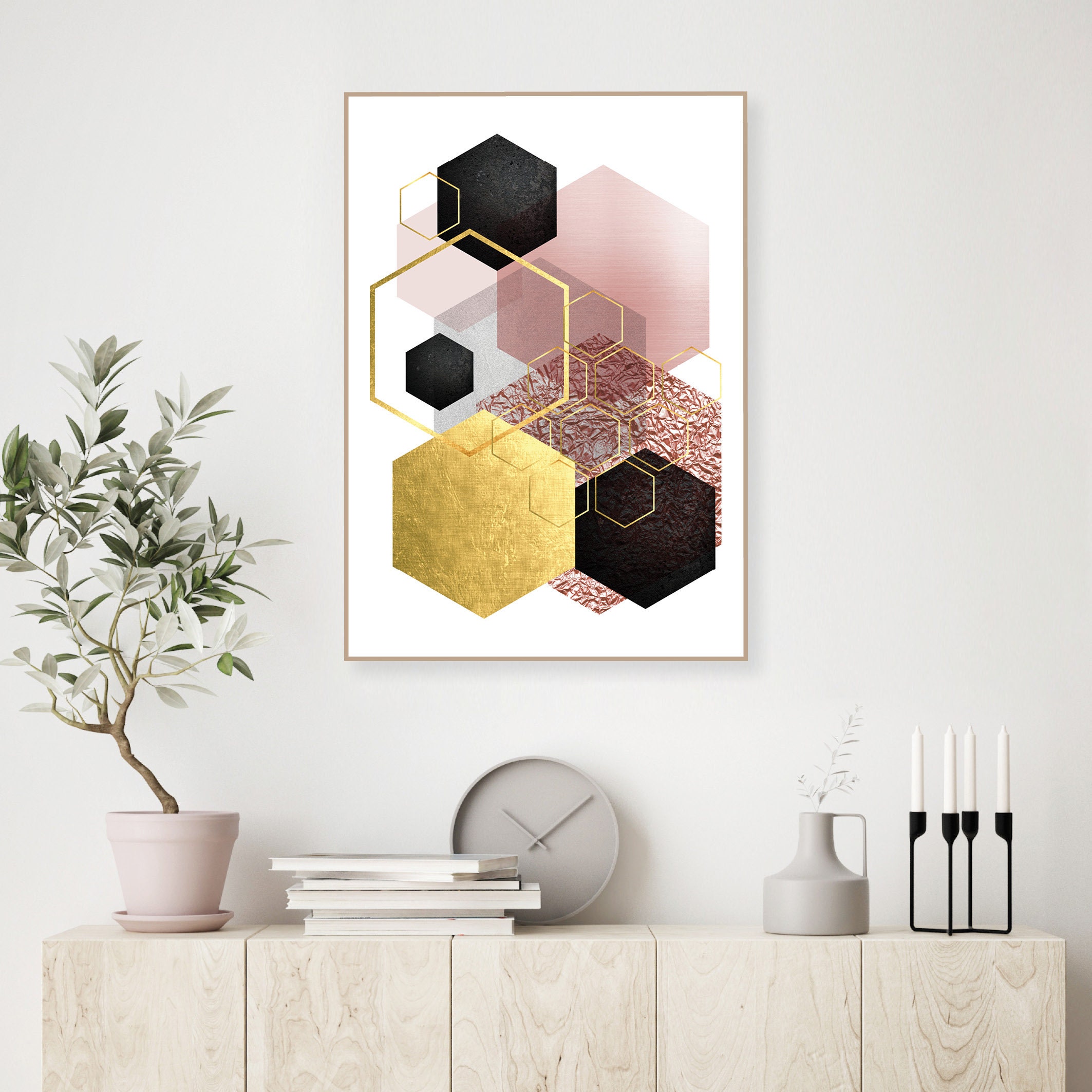Instant Download Modern Contemporary Abstract Geometric - Etsy Australia