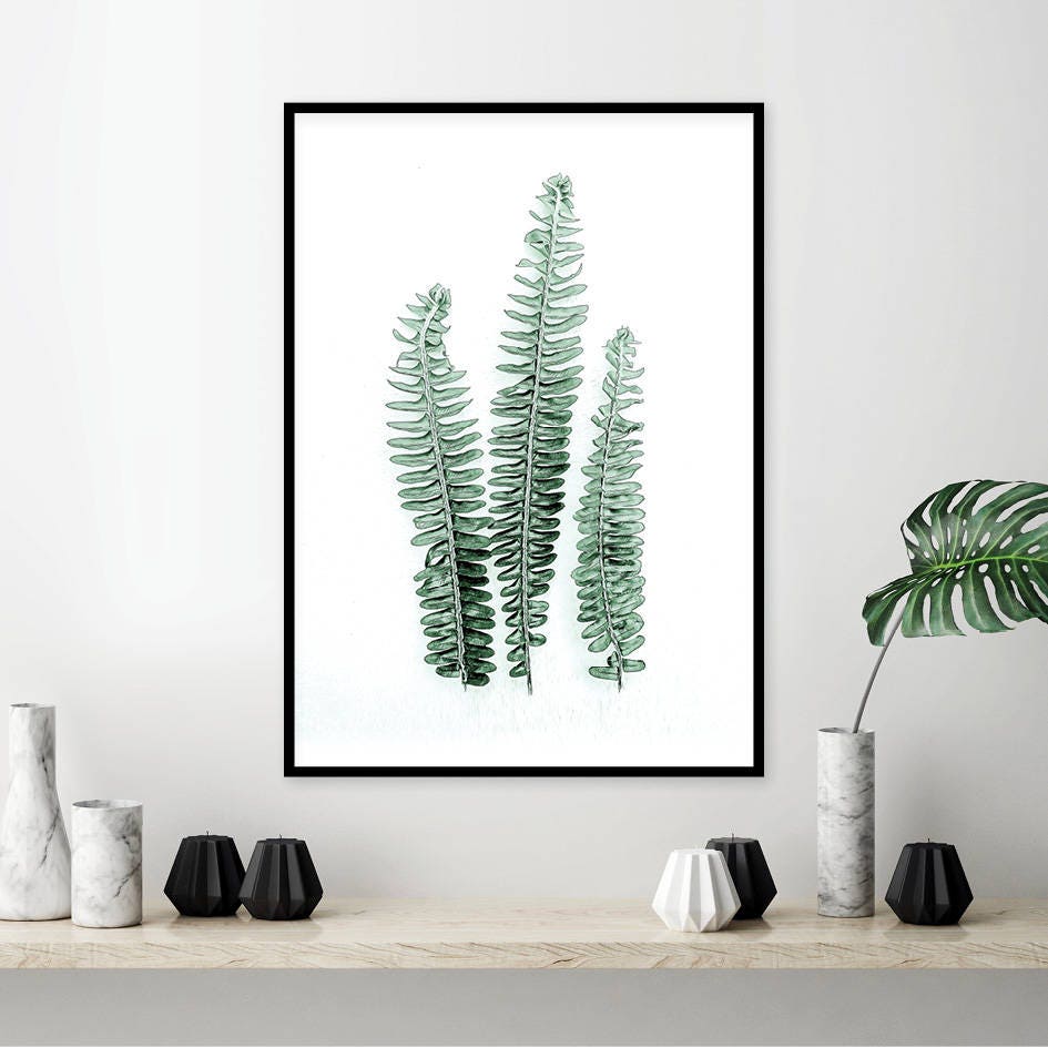 Downloadable Fern Print Printable Botanical Art Nature Plants - Etsy ...