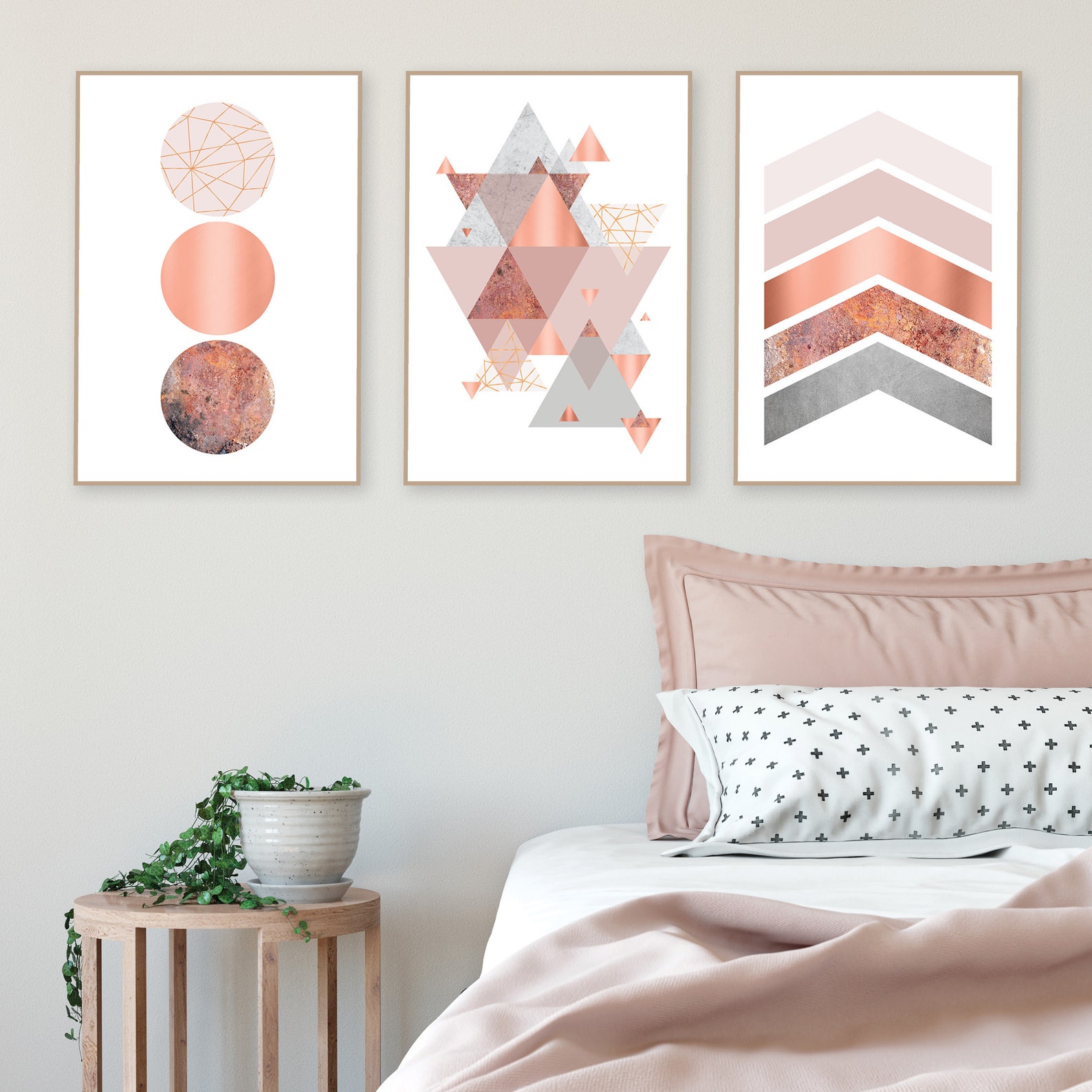 Printable Art Downloadable Prints Set of 3 Prints Wall Etsy