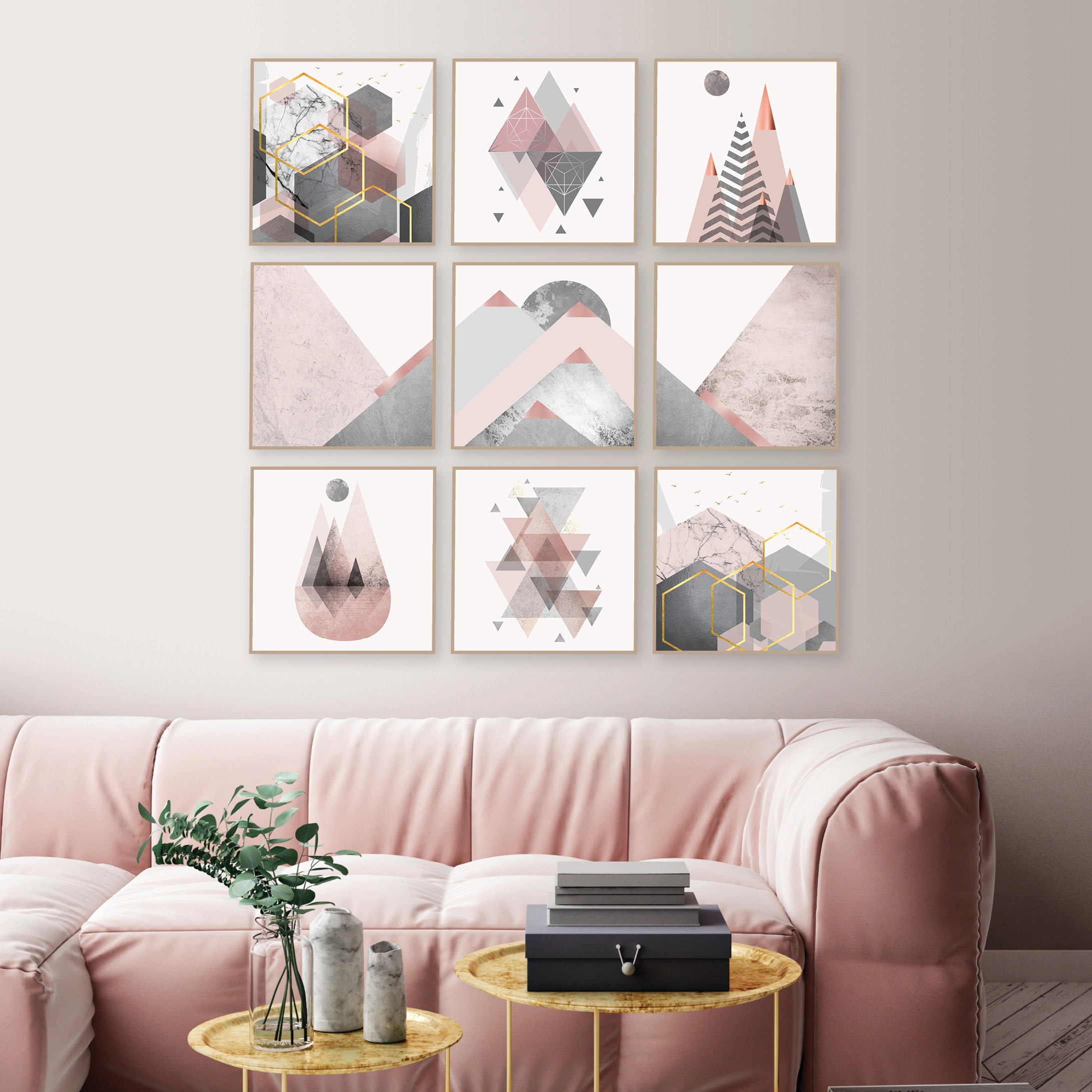 Printable Gallery Wall Art Set Gallery Wall Set Download Set Etsy