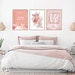 Set of 3 Downloadable Prints Printable Modern Art in Blush - Etsy