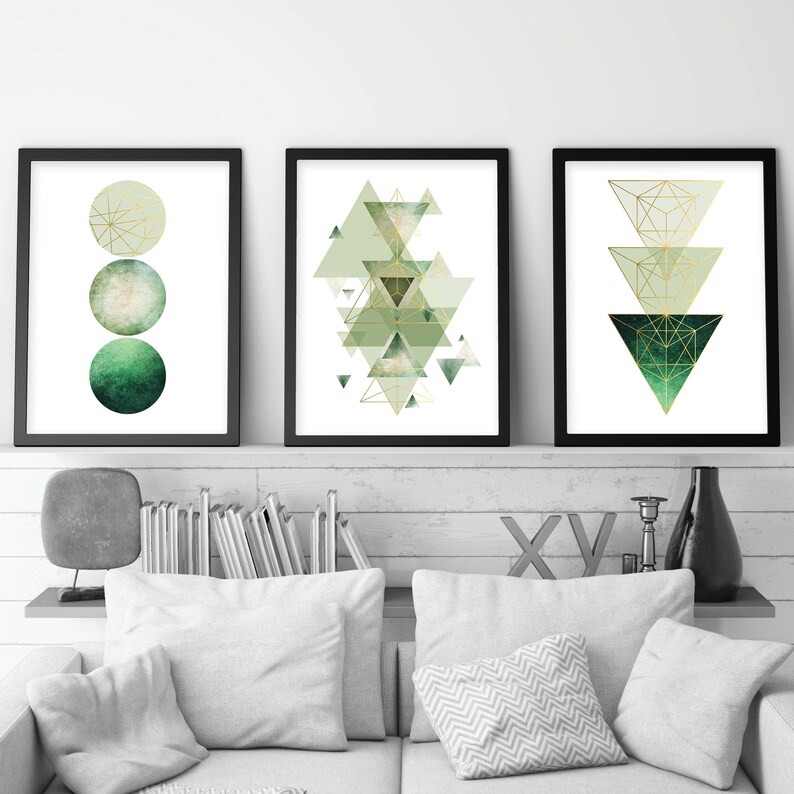 Set of 3 prints Print Set Downloadable Prints Minimalist Etsy