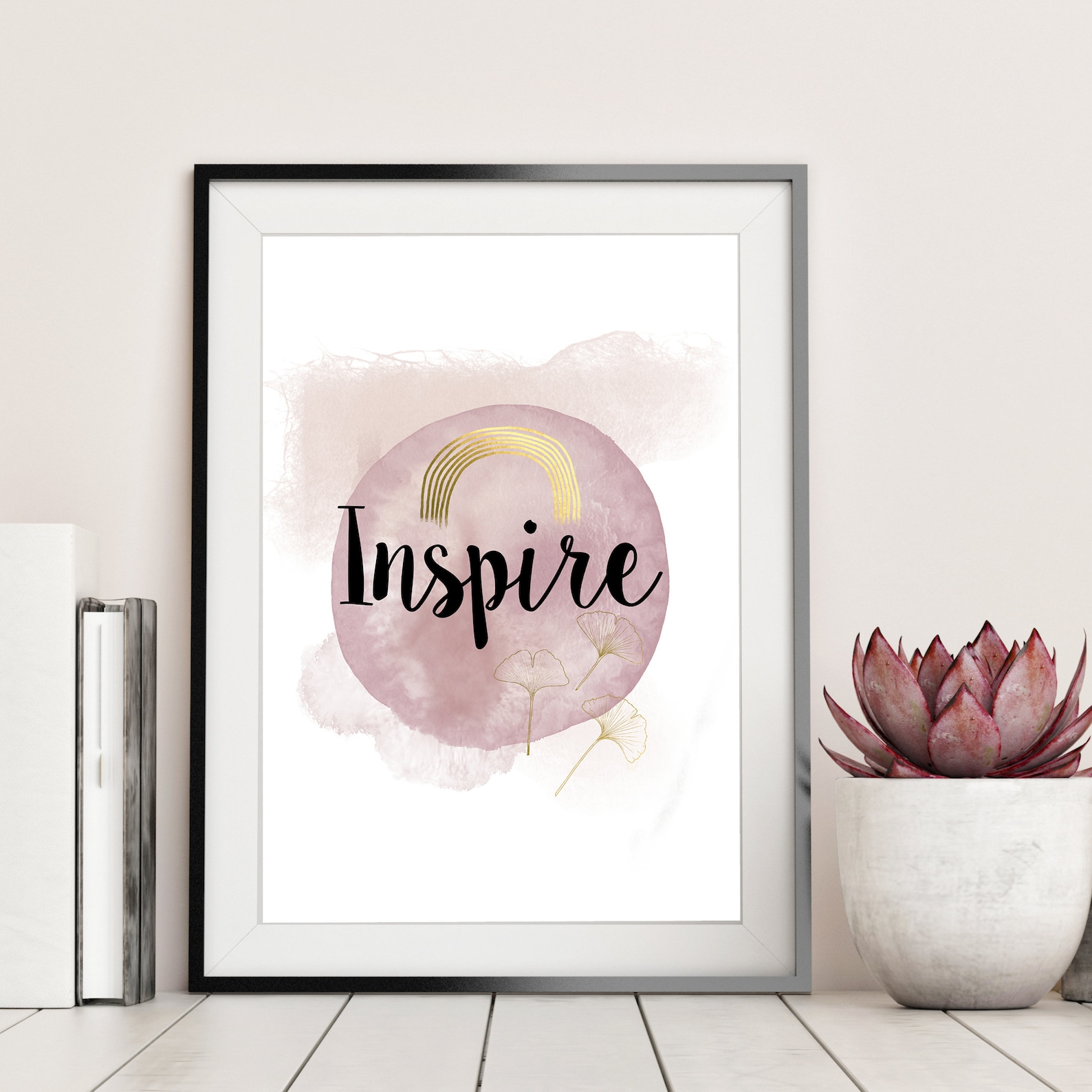 Printable art Inspirational quote Inspire Downloadable | Etsy