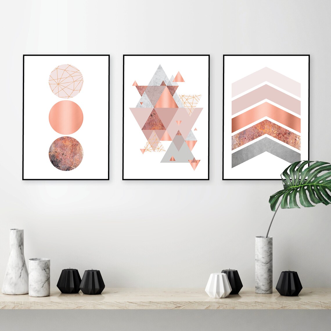 Printable Art Downloadable Prints Set of 3 Prints Wall - Etsy