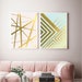 Downloadable Set of 2 Prints Geometric Lines Printable Art - Etsy