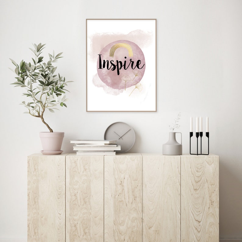 Printable Art Inspirational Quote Inspire Downloadable - Etsy