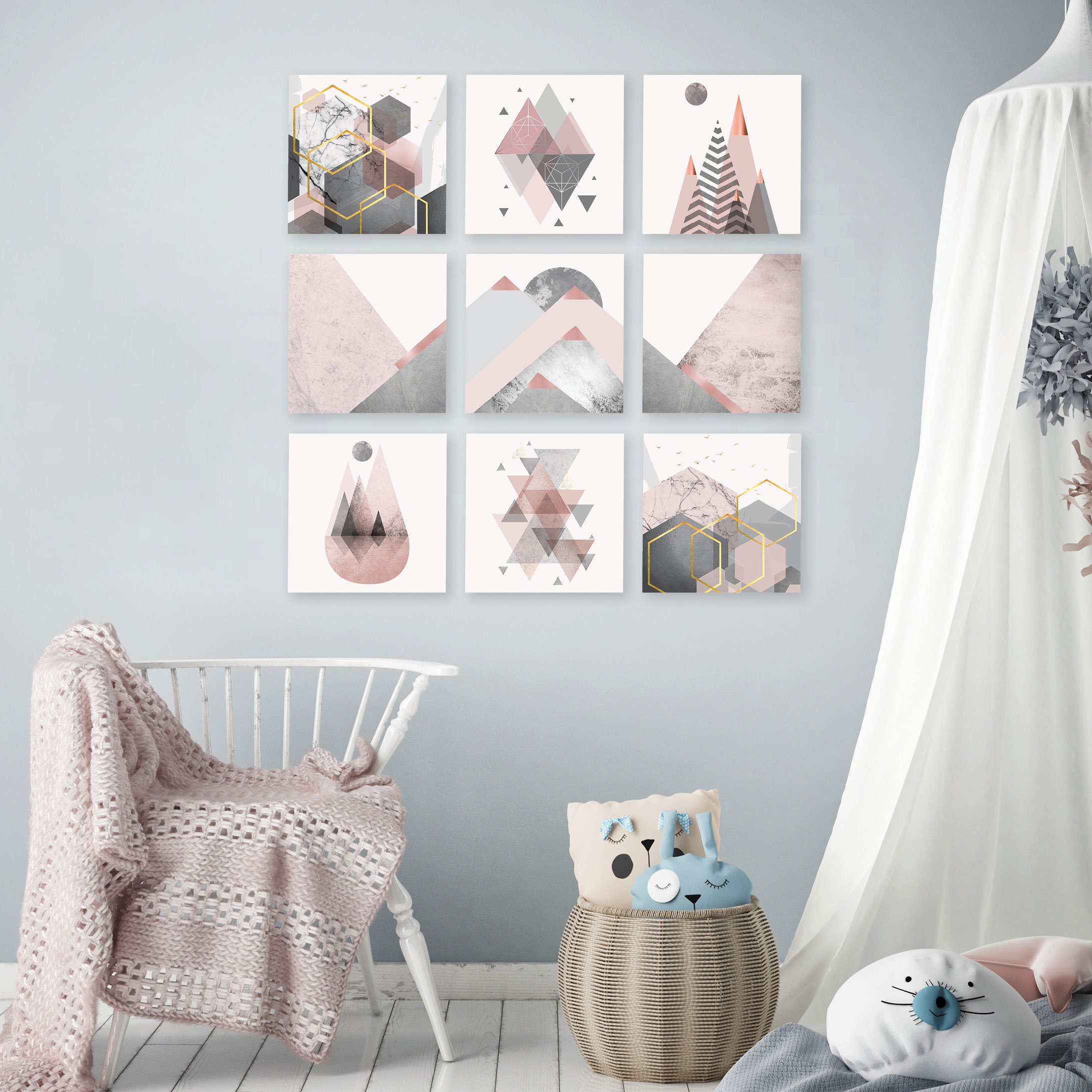 Printable Gallery Wall Art Set Gallery Wall Set Download Set Etsy