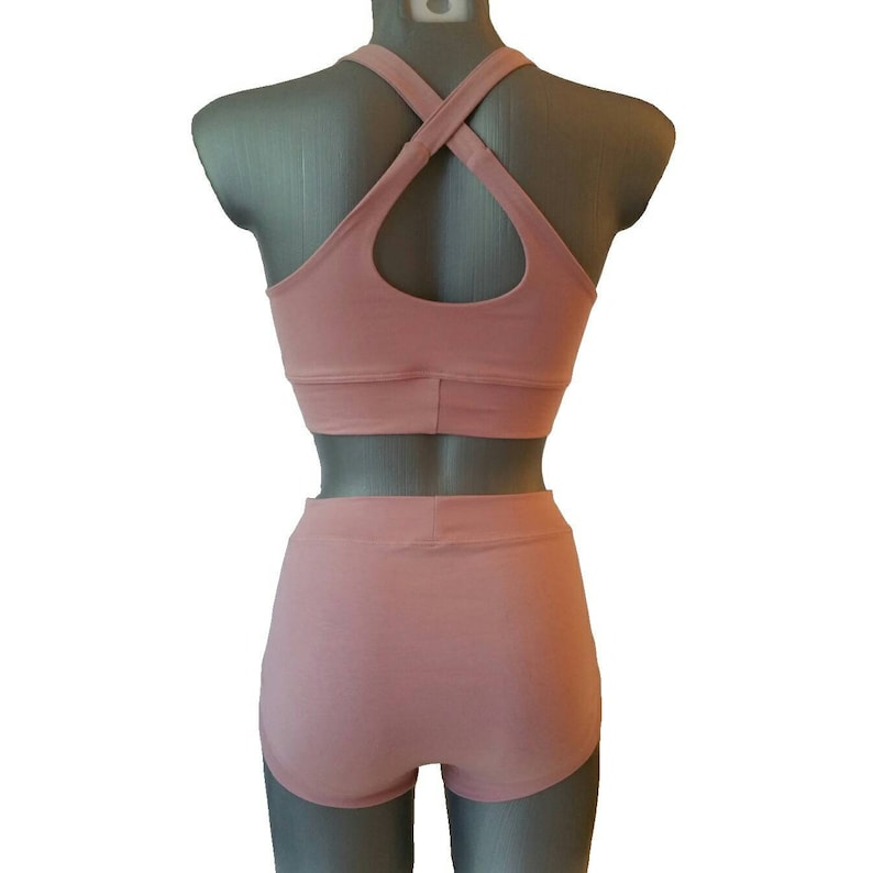 Powder Pink Pole Dance Shorts Yoga Shorts Panties That You Etsy