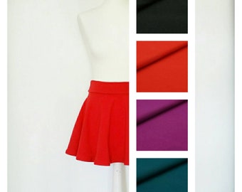 Cotton Circle Skirt | Skater Skirt for when you are on the go, just before or after training, for skating and for dancing