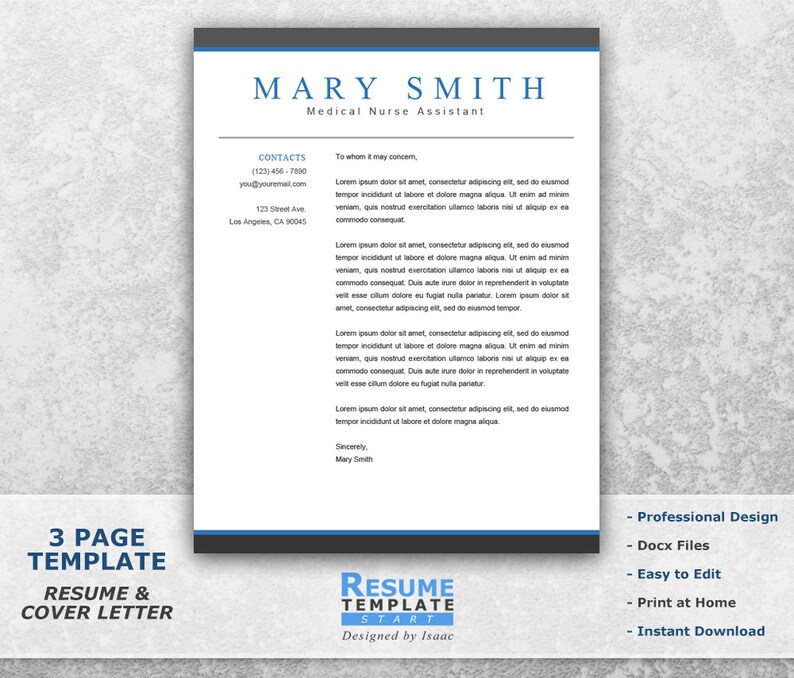 Resume Cover Letter Template Medical Resume Template Word Professional Resume Template For Word Cv Templates T12 Paper Party Supplies Templates Jewellerymilad Com