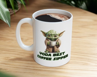 Star Wars Coffee Mug, Funny Mug, Star Wars Nerd, Yoda, Star Wars Humor, Unique coffee cup, Star Wars Gift, Gift Idea