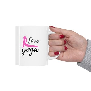 Yoga mug, Funny Mug, Yoga Coffee Cup, Yoga gift, Yoga humor, Yoga quote, Yoga life, Yoga therapy, Coffee Mug, Gift Idea, Gift for her
