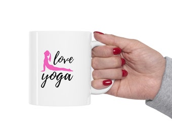 Yoga Tasse, lustige Tasse, Yoga Kaffeetasse, Yoga Geschenk, Yoga Humor, Yoga Zitat, Yoga Leben, Yoga Therapie, Kaffeetasse, Geschenkidee, Geschenk für Sie