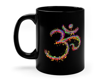 Om Kaffeetasse, Yoga Meditation Geschenk, spirituelle Zen Tasse