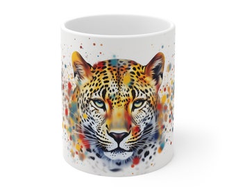 Tiger Kaffeetasse, Künstlerische Tiger Design, Geschenkidee, Tiertasse, Künstlerische Tasse, Geschenkidee, Lieblingstasse, Geschenk für sie, Einzigartige Tasse