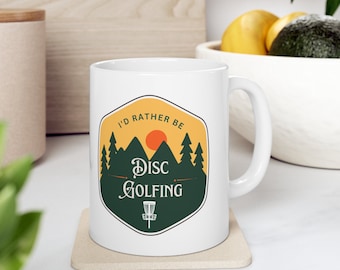Ich würde eher Disc Golf spielen Tasse, Sport Geschenk