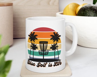 Disc Golf ist Leben Tasse - Perfektes Geschenk für Disc Golfer - Einzigartige Kaffeetasse für Disc Golf Enthusiasten - Geschenk für Disc Golf Liebhaber