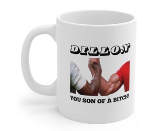 Predator Movie Quote Ceramic Coffee Mug, 80s Movie Buff Gift