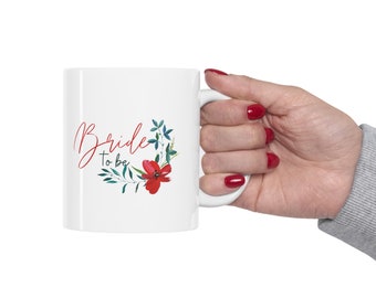Caneca de café para noiva, presente de casamento, chá de panela, futura noiva, presente de noivado, despedida de solteira, presente de noiva, presente para futura noiva, ideia de presente