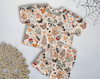Halloween Mickey biker shorts, Graphic biker shorts, baby biker short, kids biker shorts, kids disney outfit, Halloween disney outfit