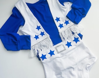 cheerleader outfit, cowboy cheerleader, football outfit, cheer outfit, cowboys